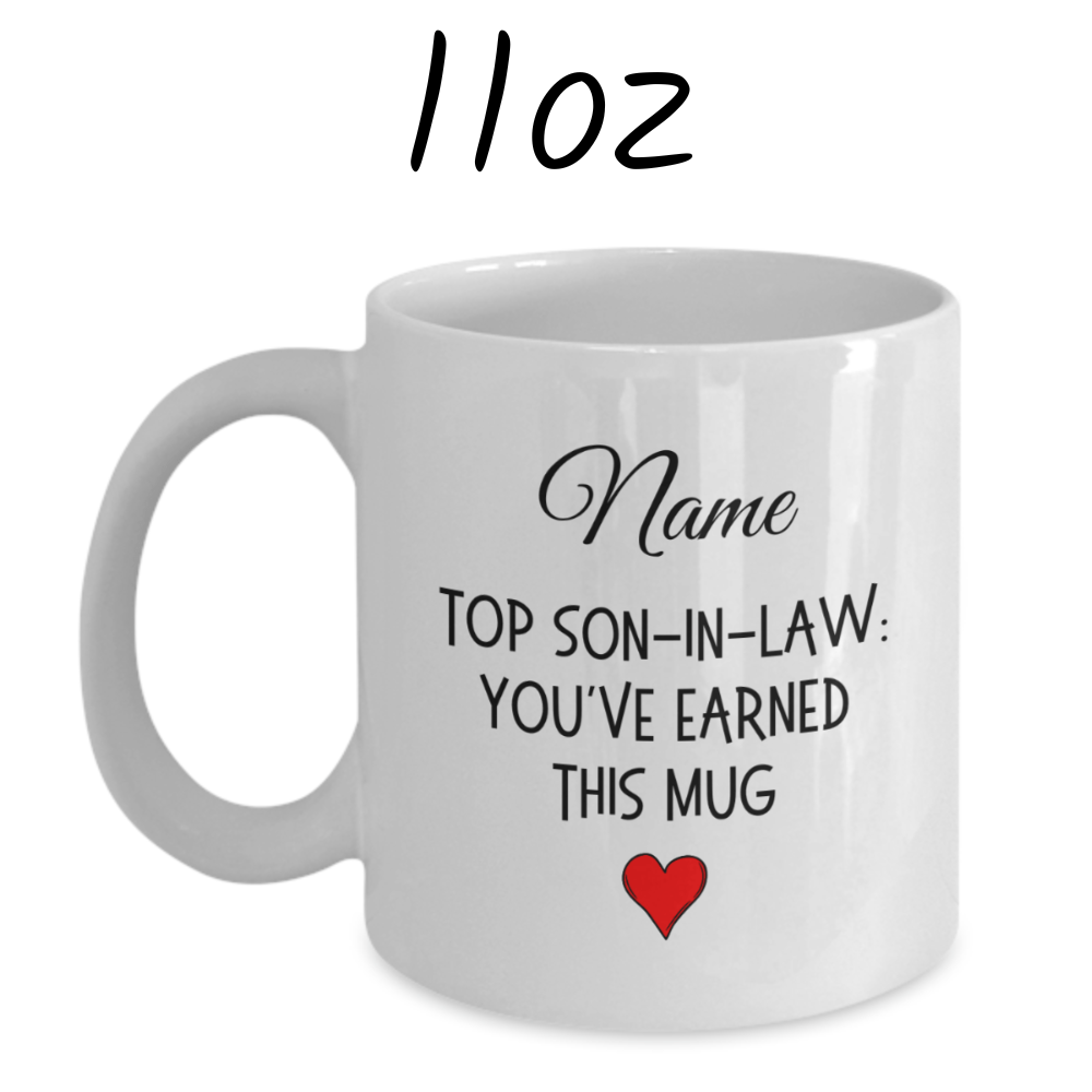 Son-in-Law Gift, Coffee Mug: Top Son-in-Law