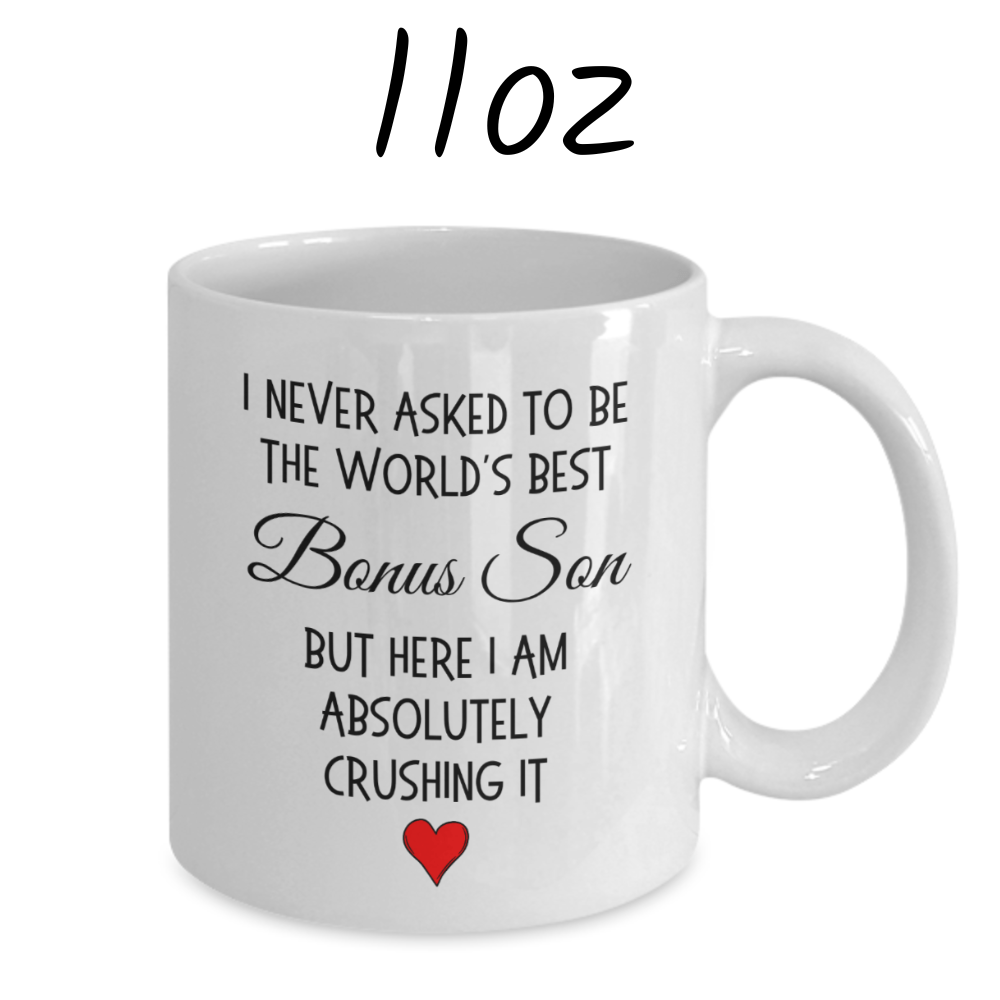 Bonus Son Gift, Coffee Mug: The World's Best Bonus Son