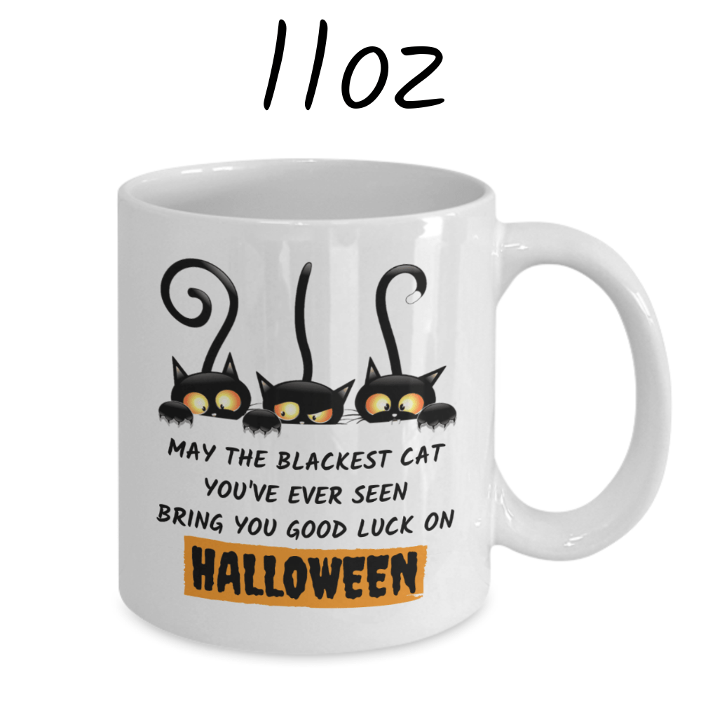 Halloween Gift, Coffee Mug: May The Blackest Cat...