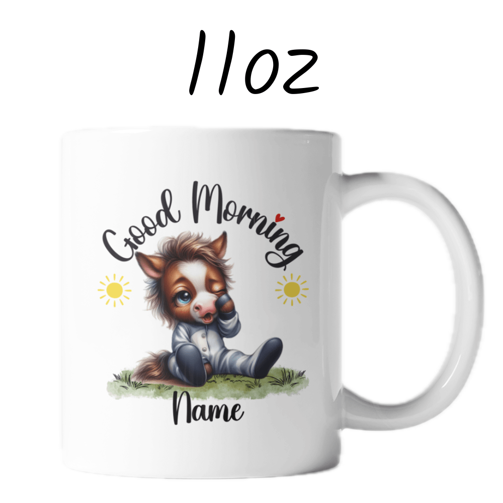 Good Morning Coffee Mug, Horse