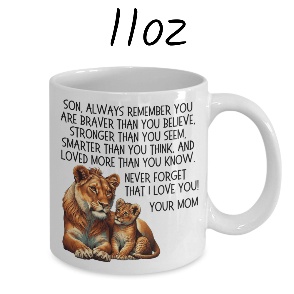 Son/Bonus Son/Stepson Gift From Mom/Bonus Mom/Stepmom, Coffee Mug: Always Remember...