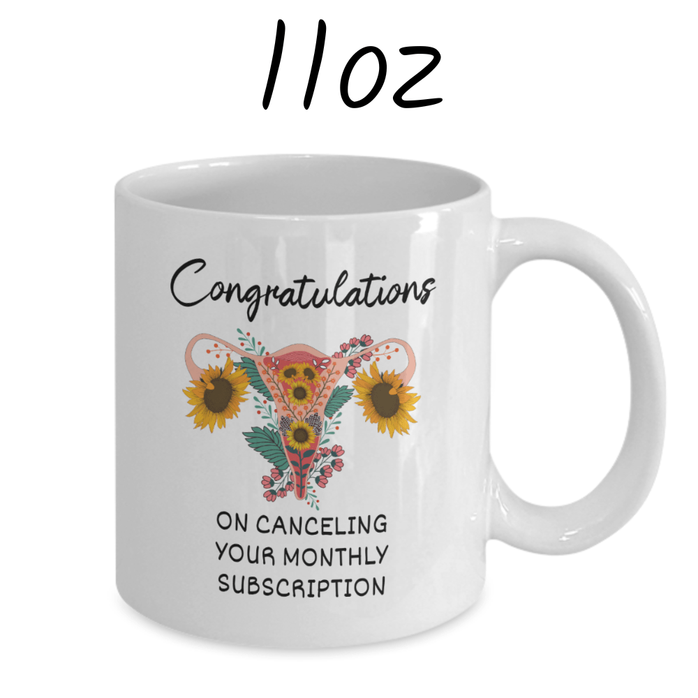 Hysterectomy Gift, Coffee Mug: Congratulations...