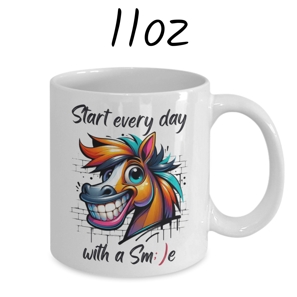 Motivational Gift, Coffee Mug: Start Every Day With A Smile