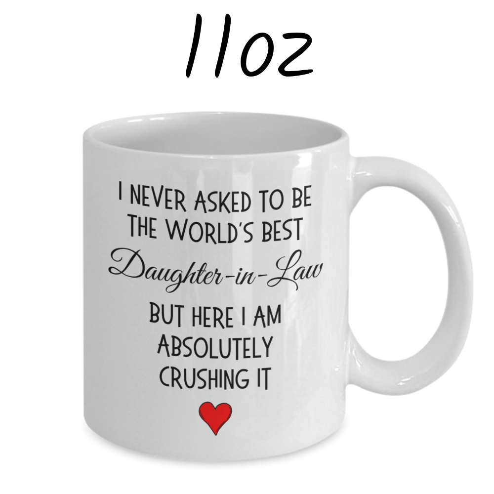 Daughter-in-Law Gift, Coffee Mug: The World's Best Daughter-in-Law