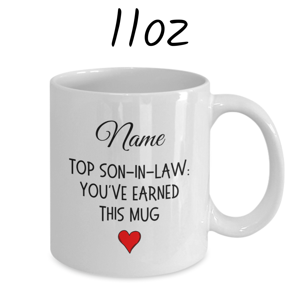 Son-in-Law Gift, Coffee Mug: Top Son-in-Law