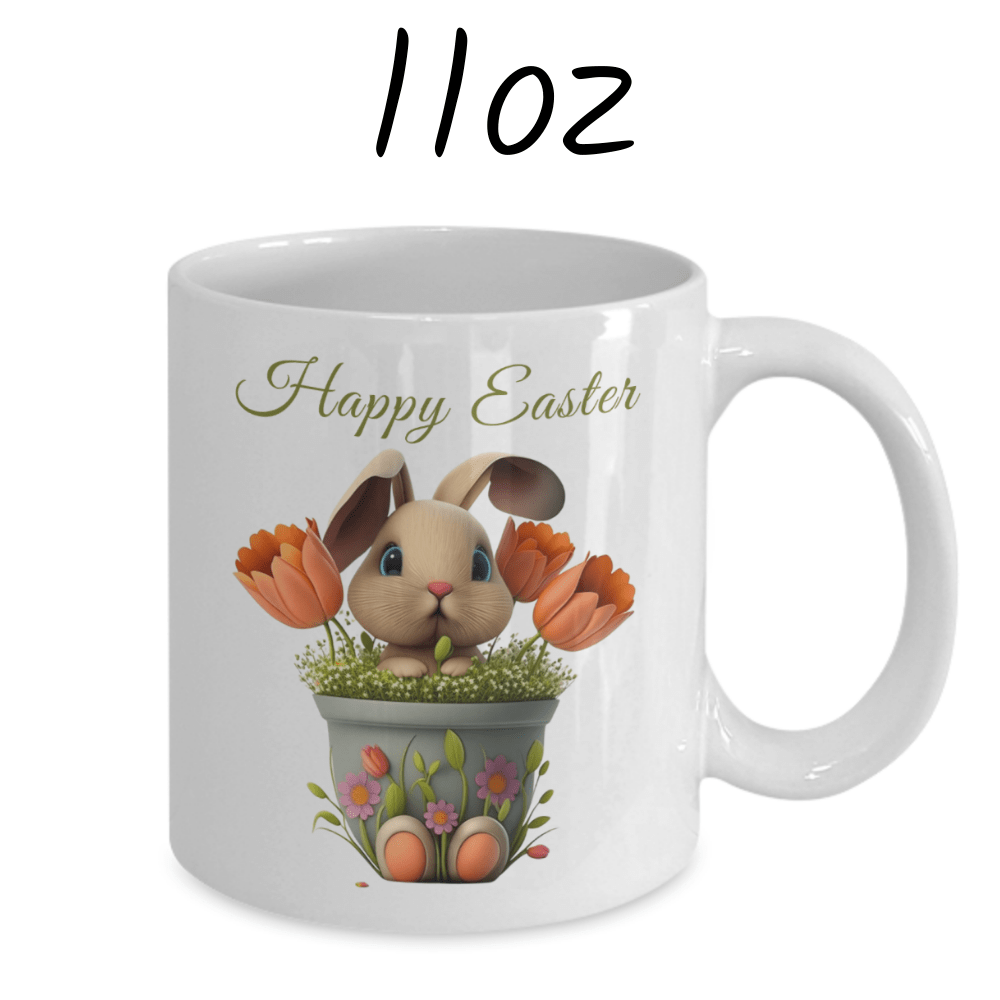 Easter/Bunny Gift, Custom Easter Name Mug: Happy Easter...