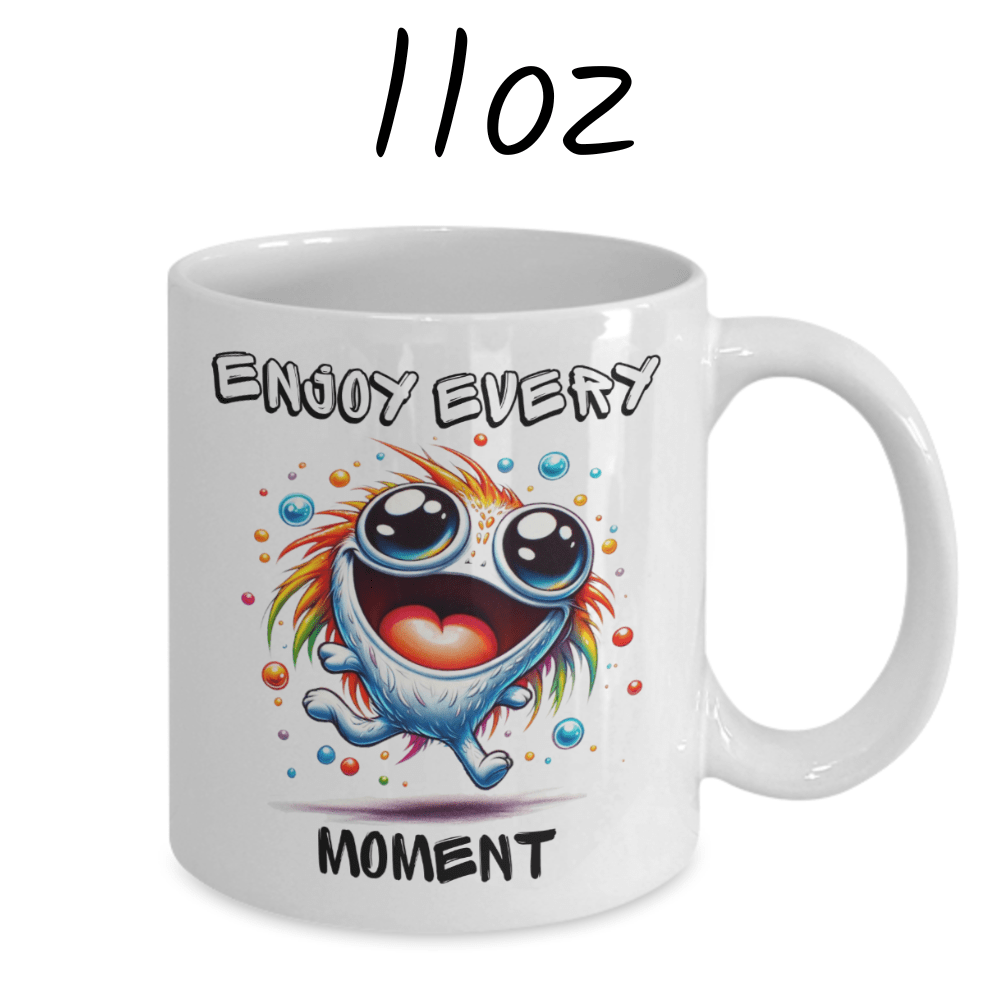 Motivational Gift, Coffee Mug: Live More Worry Less...