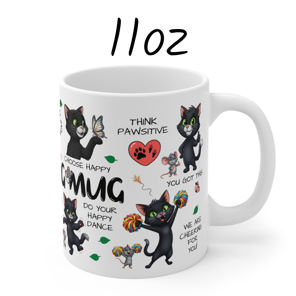 Get Well Gift, Coffee Mug - Black Cats: The Healing Mug