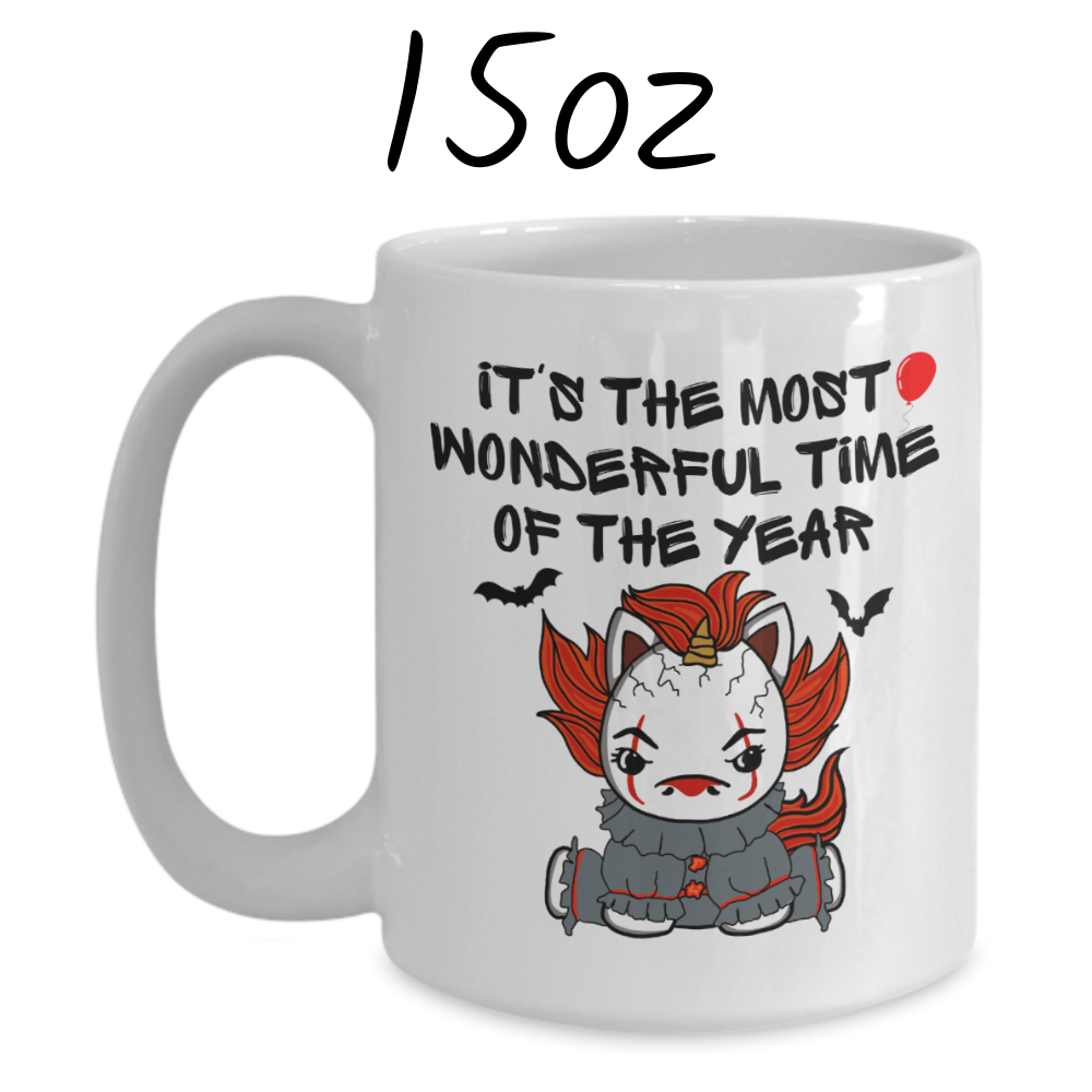 Halloween, Horror Movie Fans Coffee Mug: Unicorn Clownie