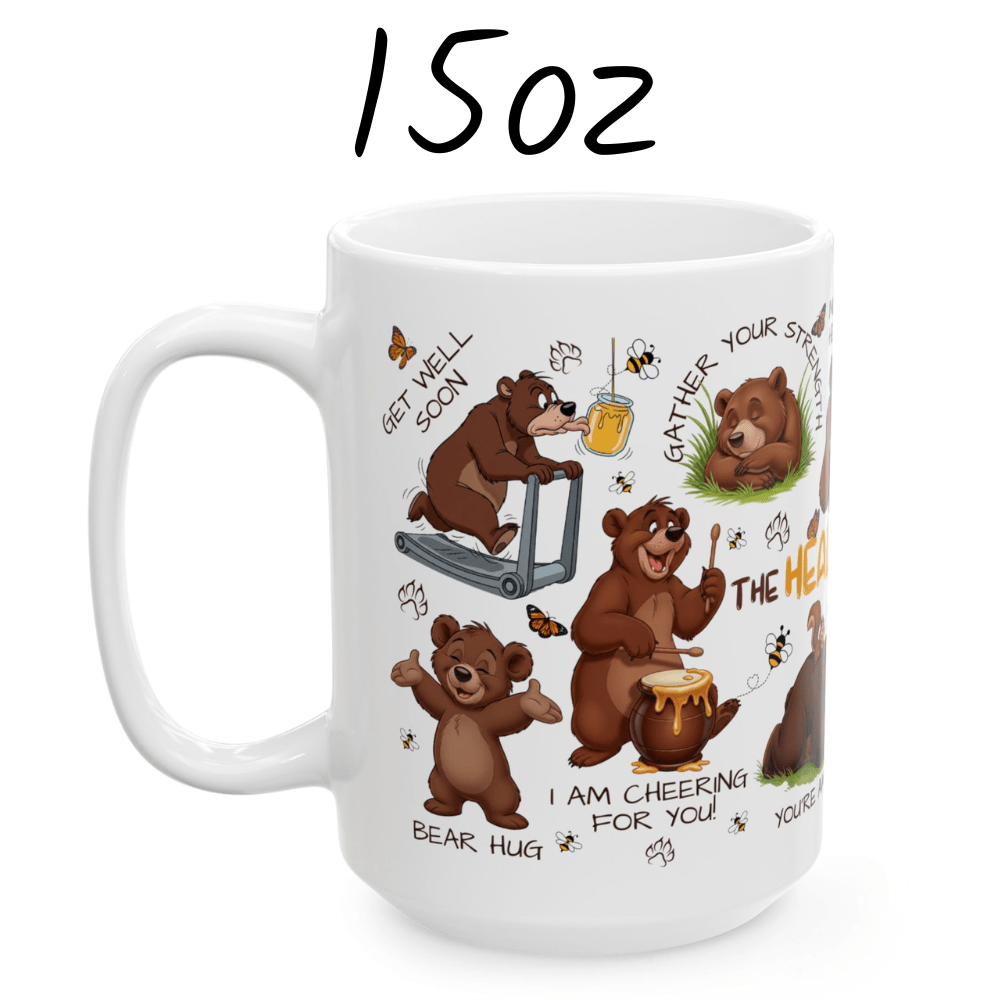 Get Well Gift, Coffee Mug: The Healing Mug - Bears