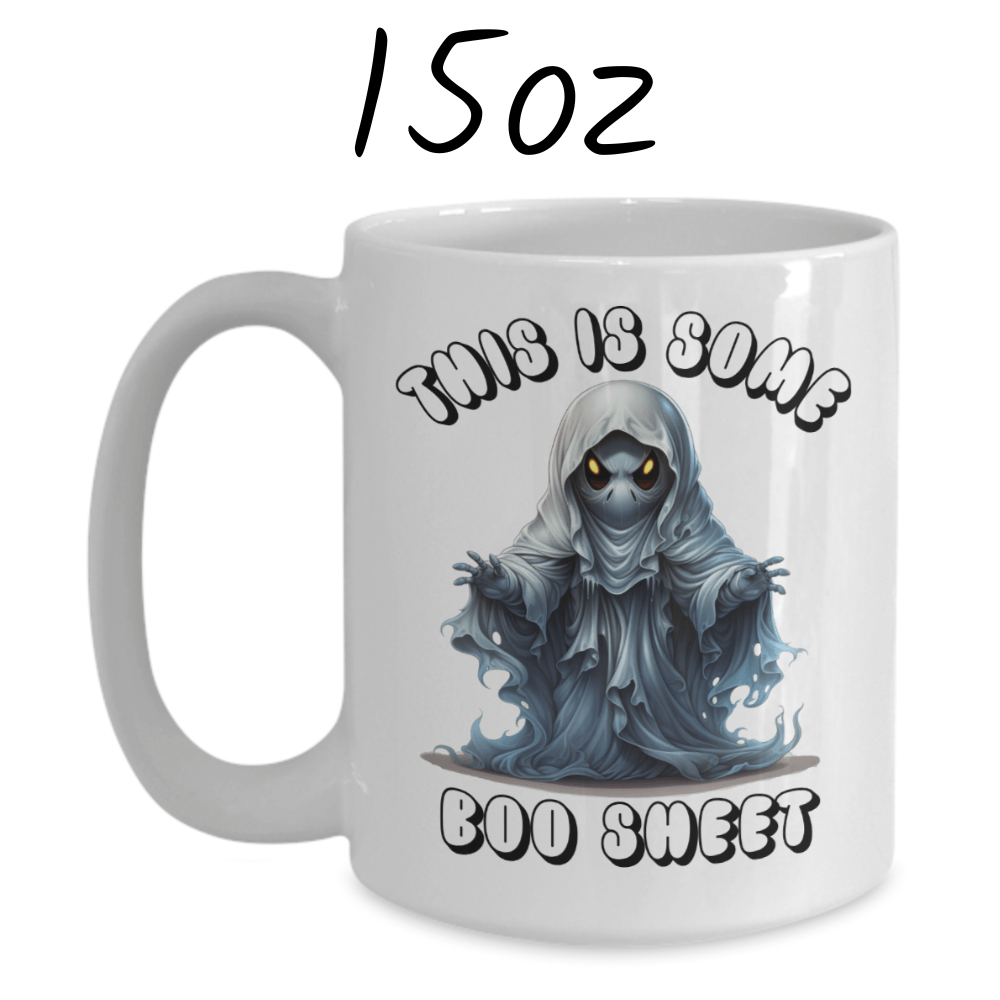 Halloween Ghost Coffee Mug: This Is Some Boo Sheet