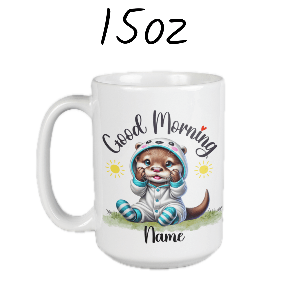Good Morning Coffee Mug, Otter