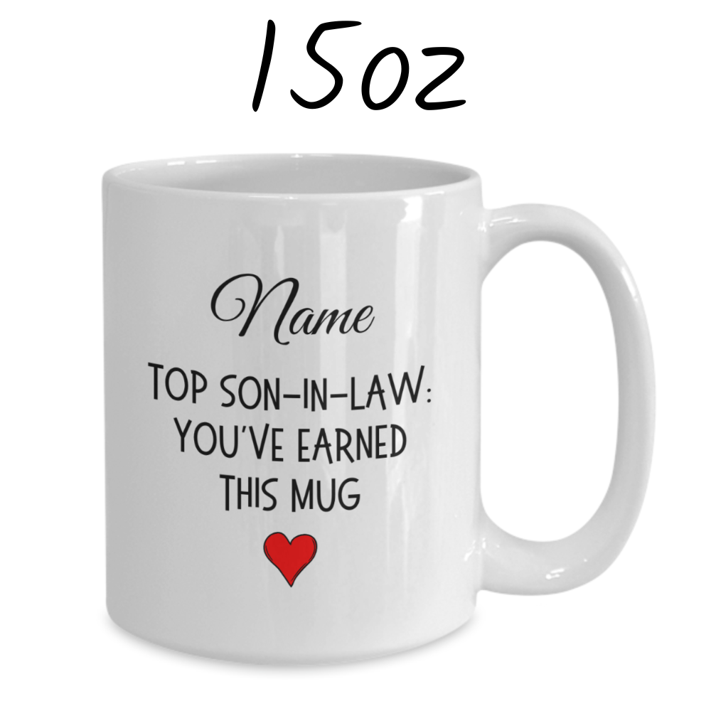 Son-in-Law Gift, Coffee Mug: Top Son-in-Law