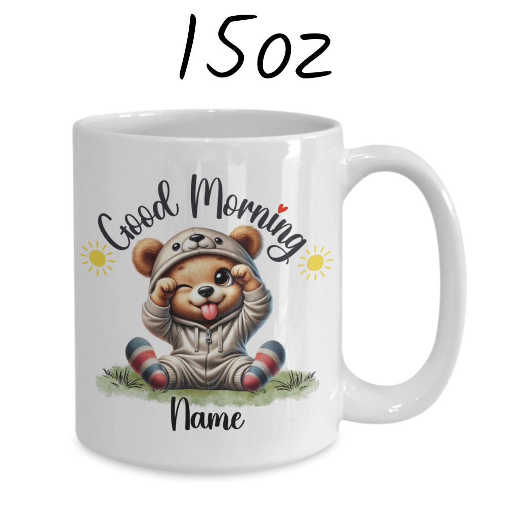 Good Morning Coffee Mug, Bear