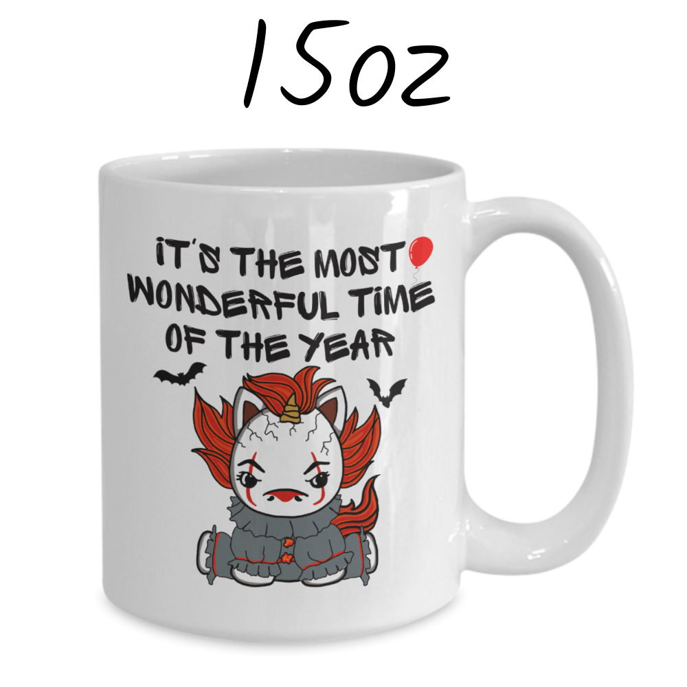 Halloween, Horror Movie Fans Coffee Mug: Unicorn Clownie