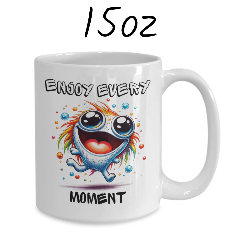Motivational Gift, Coffee Mug: Live More Worry Less...
