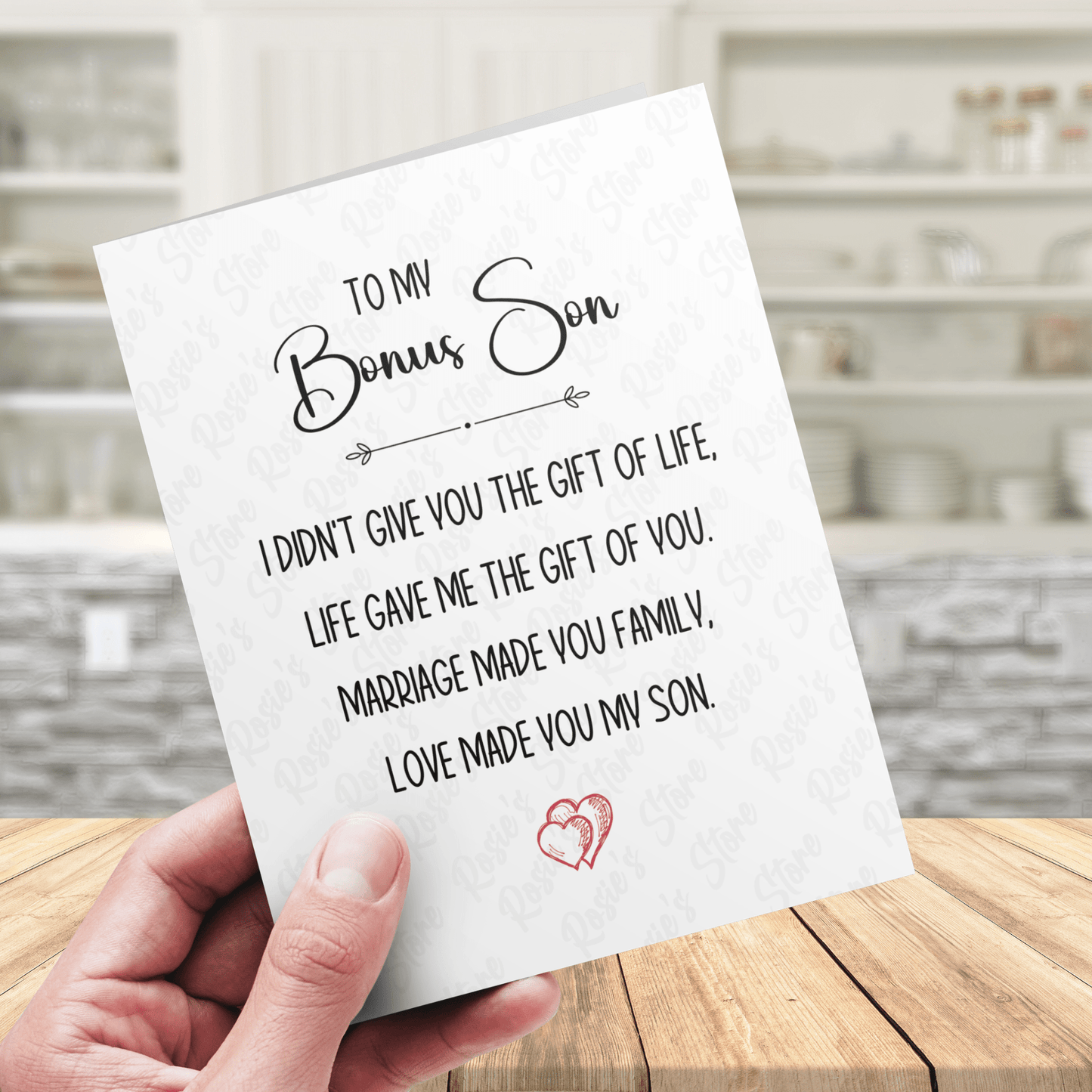 Bonus Son Digital Greeting Card: I Didn't Give You The Gift Of Life...