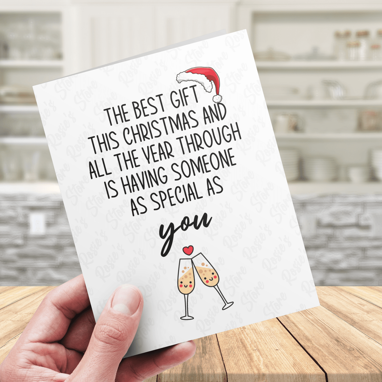Christmas Greeting Card: The Best Gift This Christmas...