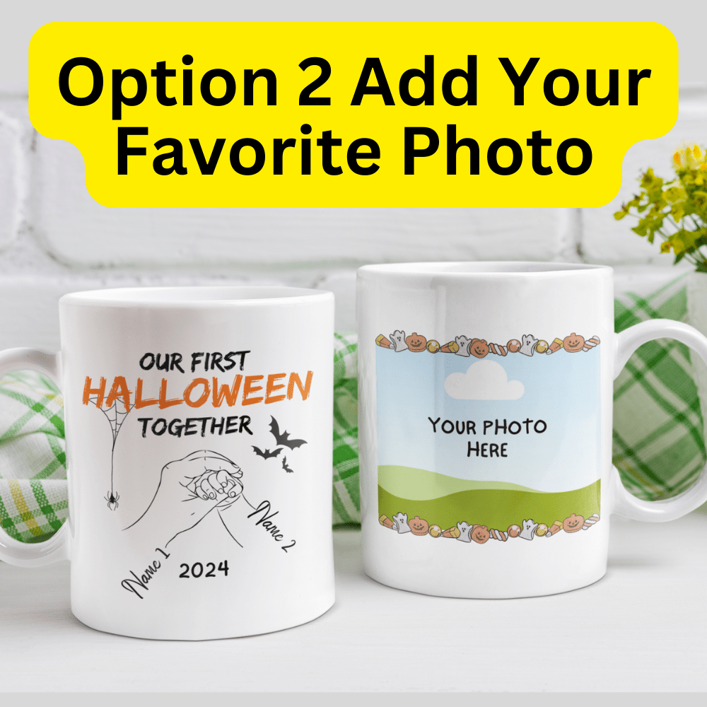 Halloween Personalized Coffee Mug: Our First Halloween Together