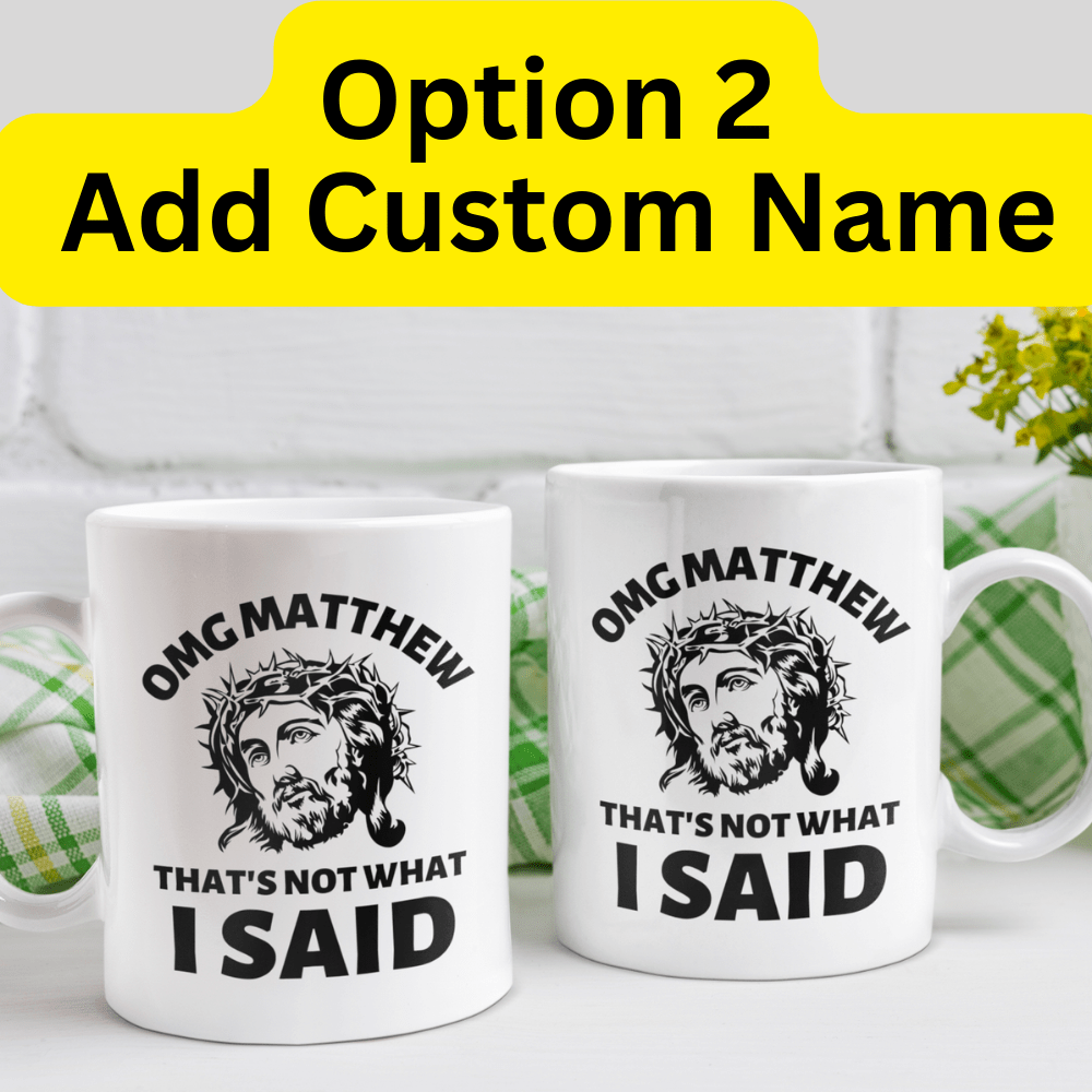 Funny Gift, Personalized Coffee Mug: OMG YOU GUYS...