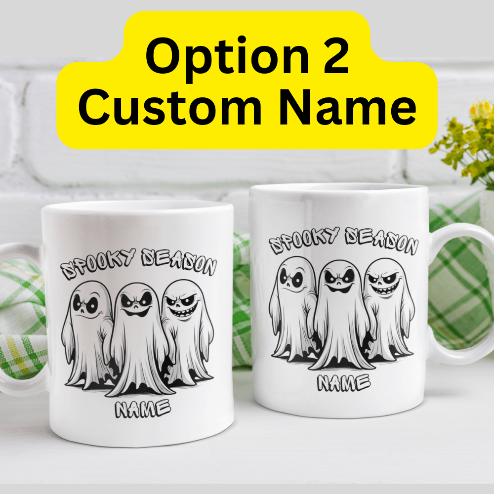 Halloween Personalized Coffee Mug: Spooky Season