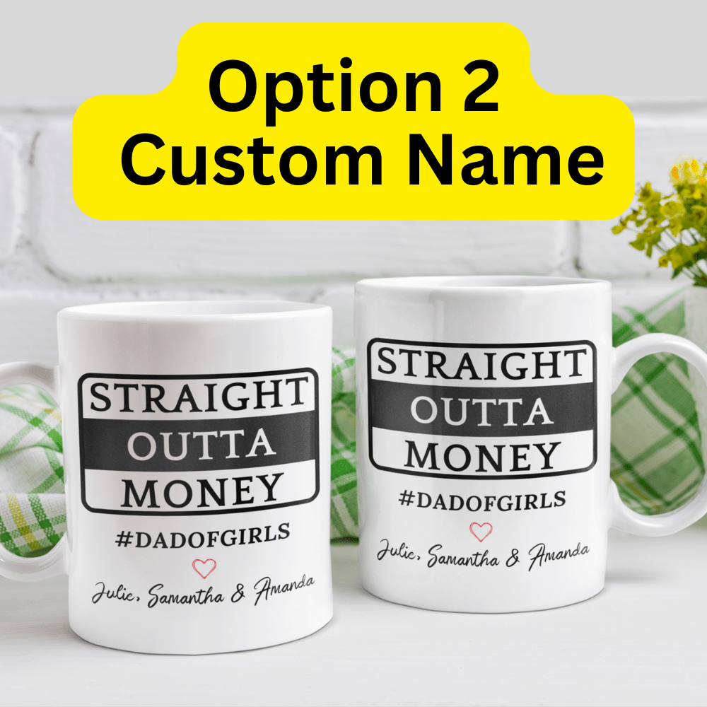 Dad Gift, Personalized Mug: Dad Of Girls