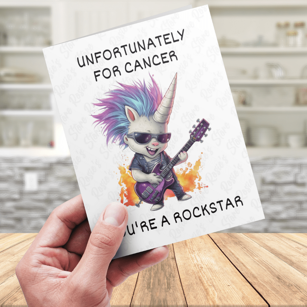 Cancer Greeting Card: Unfortunately For Cancer...