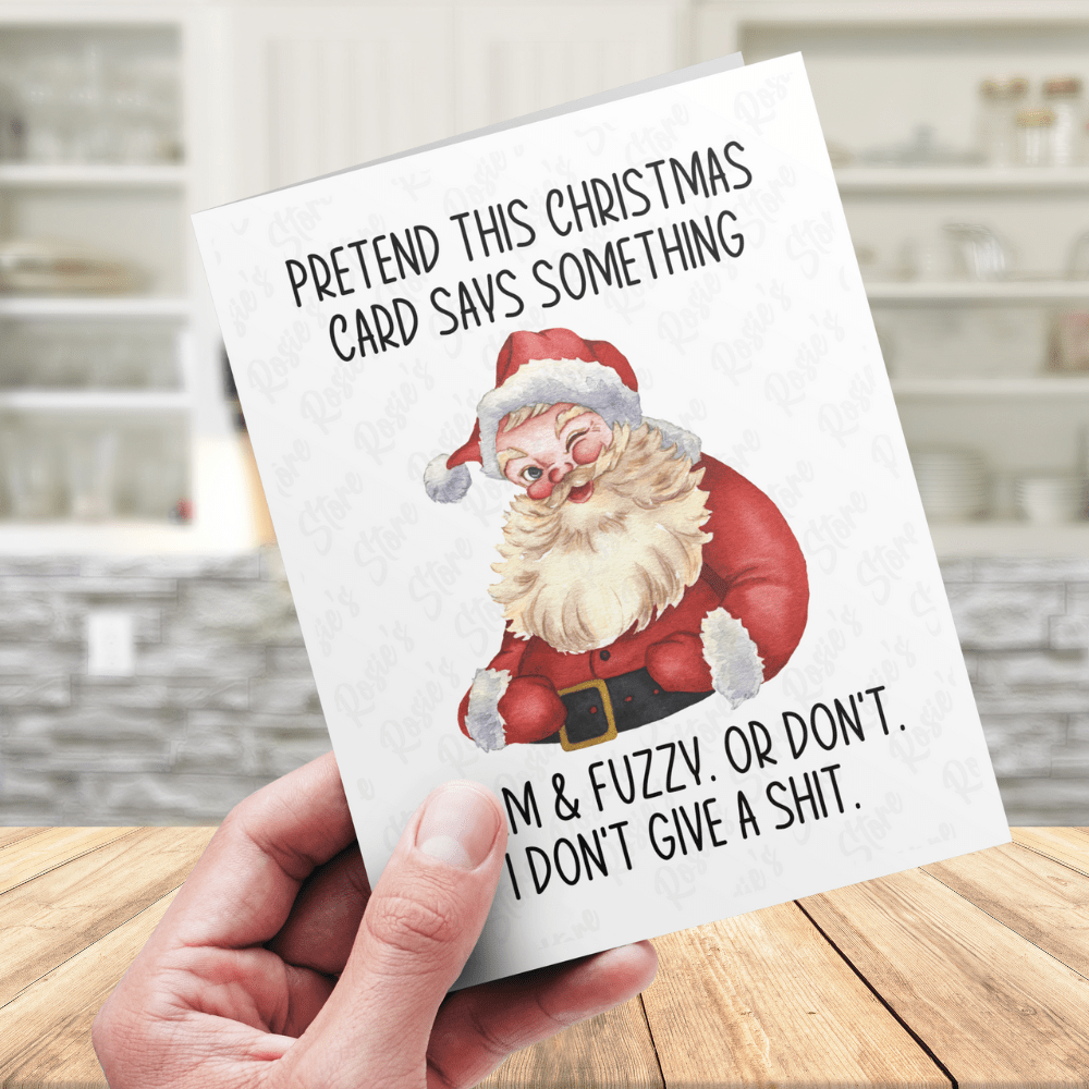 Christmas Digital Greeting Card: Pretend This Christmas Card...
