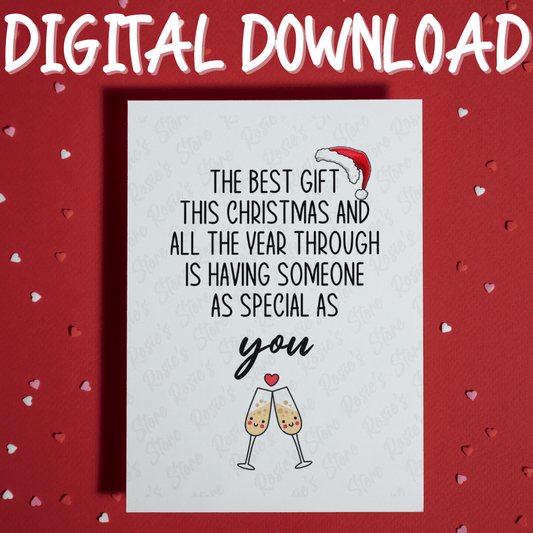 Christmas Digital Greeting Card: The Best Gift This Christmas...