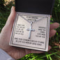 Bonus Son Gift From Bonus Mom, Personalized Cross Necklace: I Didn't Give You The Gift Of Life...