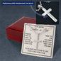 Father-in-Law Gift, Personalized Cross Necklace: Marriage Made You Family...