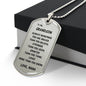 Gift For Grandson From Nana, Dog Tag Necklace: Always Remember...