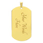 Gift For Grandson From Grandma, Dog Tag Necklace: Always Remember...