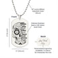Gift for Him or Her, Engraved Dog Tag Necklace: Always Remember...