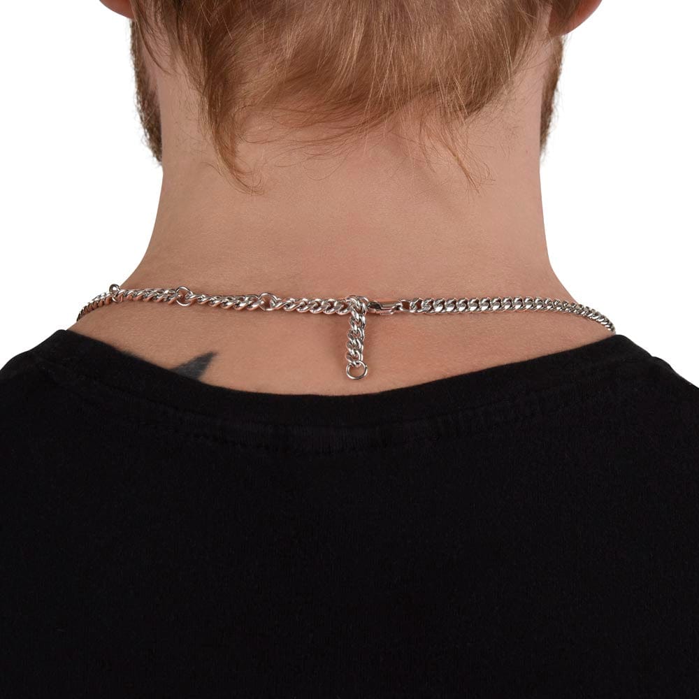 Bonus Son Gift, Link Chain Necklace: I May Not Have Been There...