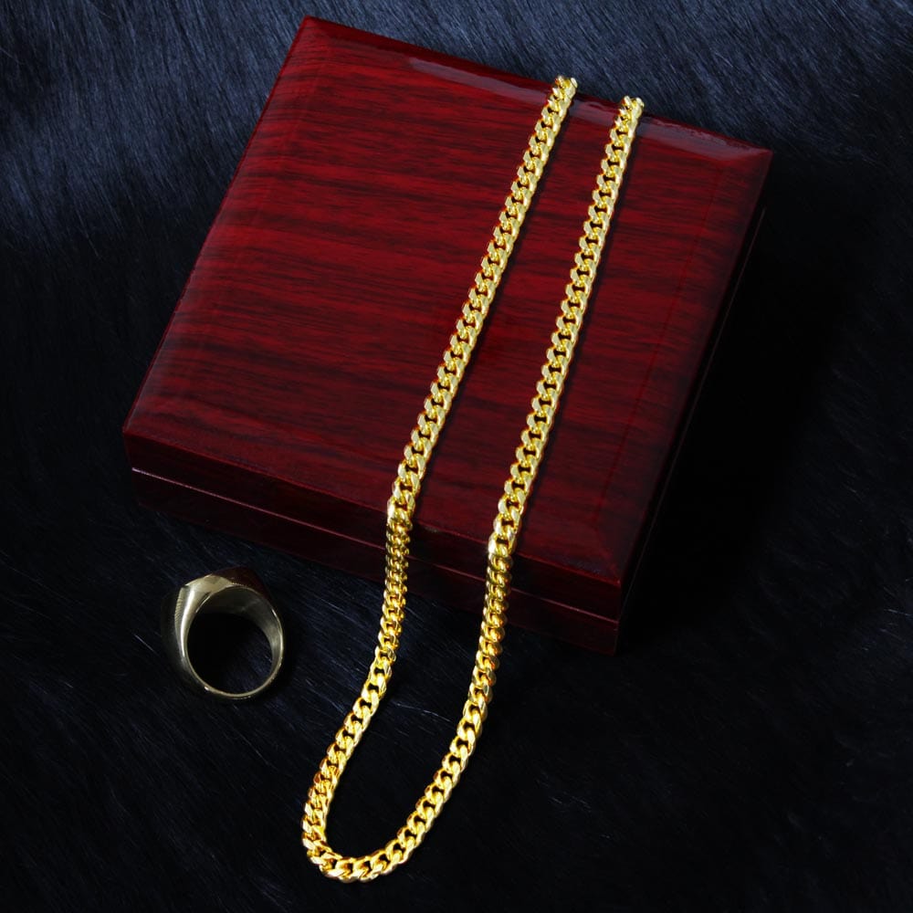 Gift for Him, Link Chain Necklace: The Day I Met You...