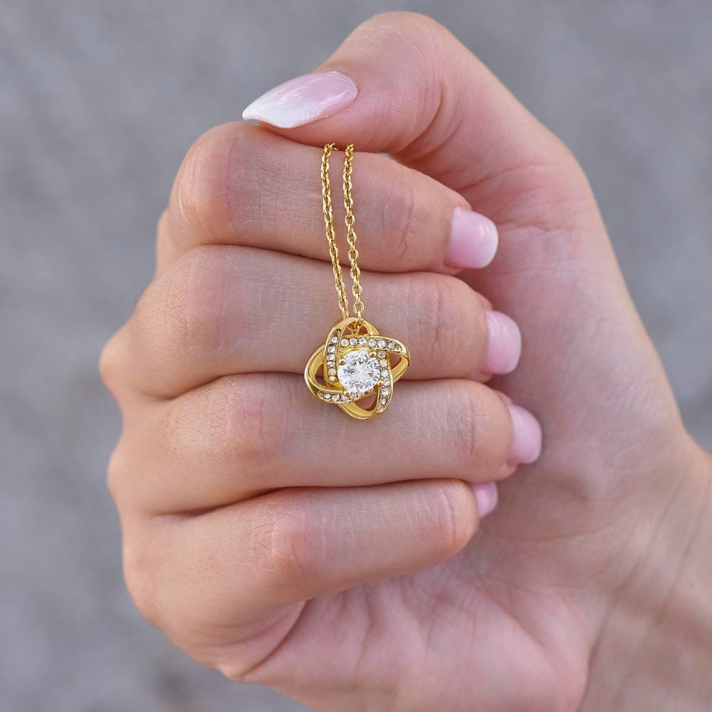 Daughter-in-Law Gift, The Love Knot Necklace: You Make Him So Happy