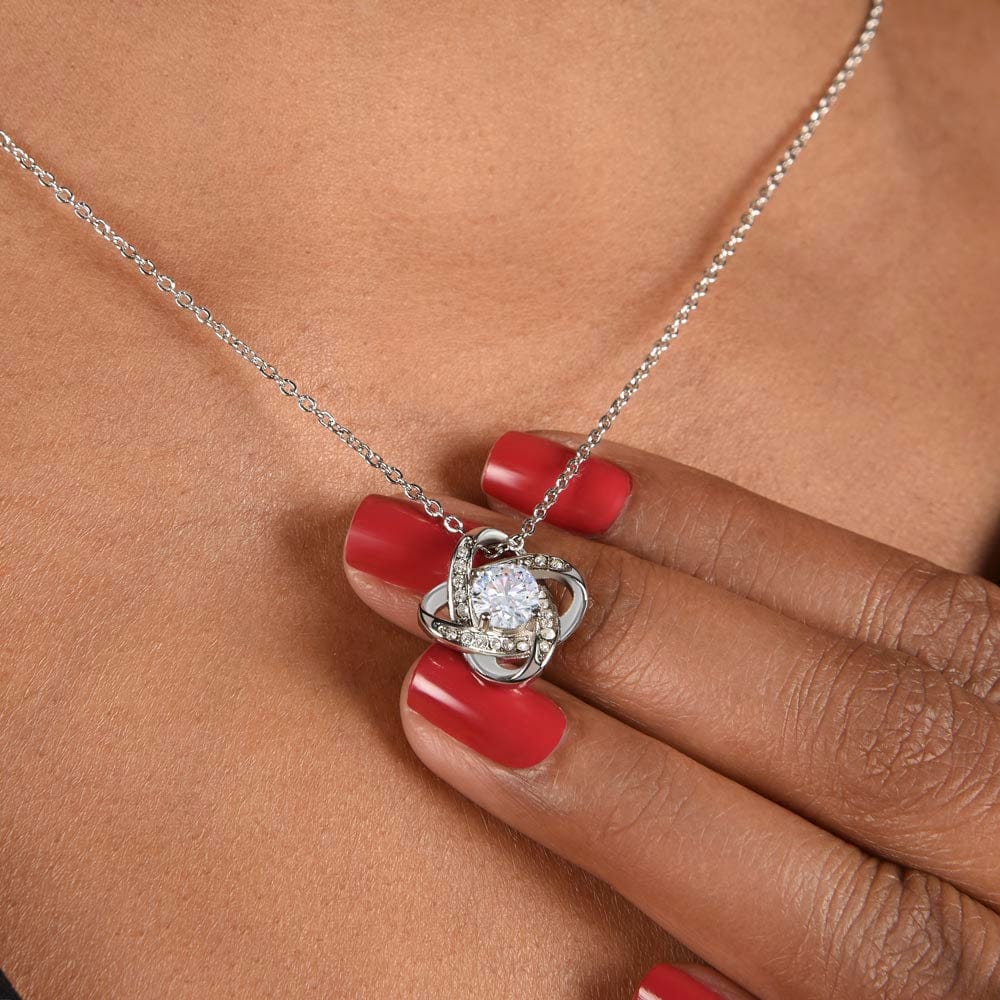 Get Well Gift for Her, Love Knot Necklace: Feeling Under The Weather?
