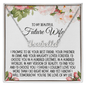 Future Wife Gift, Custom Name Necklace: You're The Love Of My Life