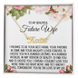 Future Wife Gift, Custom Name Necklace: You're The Love Of My Life