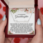 Granddaughter Gift From Grandparents, Custom Name Necklace: From The Moment You Came Into Our Lives