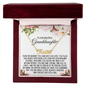 Granddaughter Gift From Grandparents, Custom Name Necklace: From The Moment You Came Into Our Lives