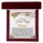 Future Wife Gift, Custom Name Necklace: You're The Love Of My Life