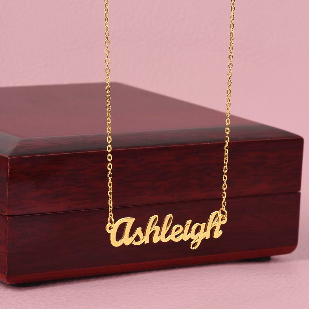 Girlfriend Gift, Custom Name Necklace: You're The Love Of My Life