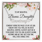 Bonus Daughter Gift, Heart Name Necklace: Someday When The Pages on My Life End...