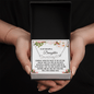 Daughter Gift, Heart Name Necklace: Someday When The Pages On My Life End...