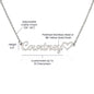 Granddaughter Gift From Grandparent, Heart Name Necklace: From The Moment You Came Into My Life