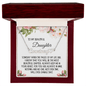 Daughter Gift, Heart Name Necklace: Someday When The Pages On My Life End...