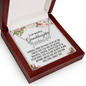 Granddaughter Gift, Heart Name Necklace: Someday When The Pages On My Life End...