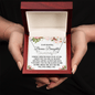 Bonus Daughter Gift, Heart Name Necklace: Someday When The Pages on My Life End...